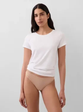 Tanga in cotone elasticizzato biologico