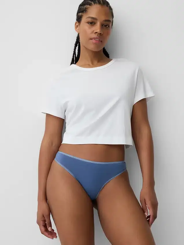 Tanga in cotone elasticizzato biologico