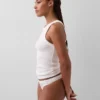 Tanga in cotone elasticizzato biologico