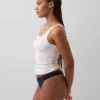 Tanga in cotone elasticizzato biologico