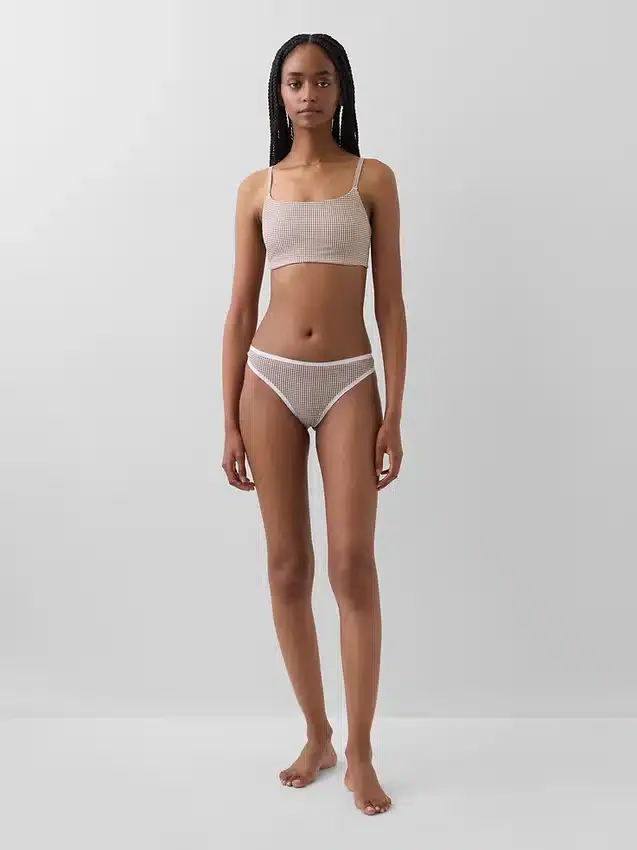 Tanga in cotone elasticizzato biologico