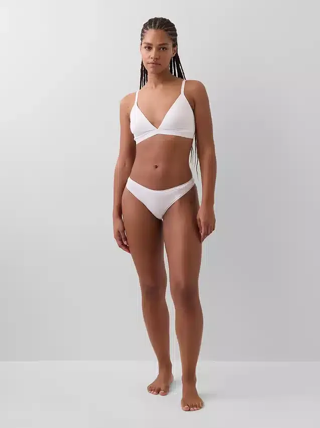 Tanga in cotone elasticizzato biologico