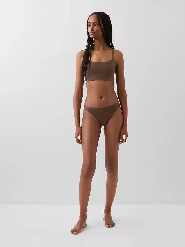 Tanga in cotone elasticizzato biologico