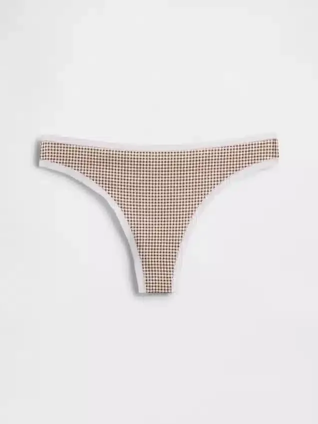 Tanga in cotone elasticizzato biologico