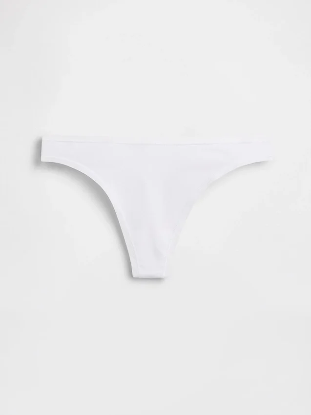 Tanga in cotone elasticizzato biologico