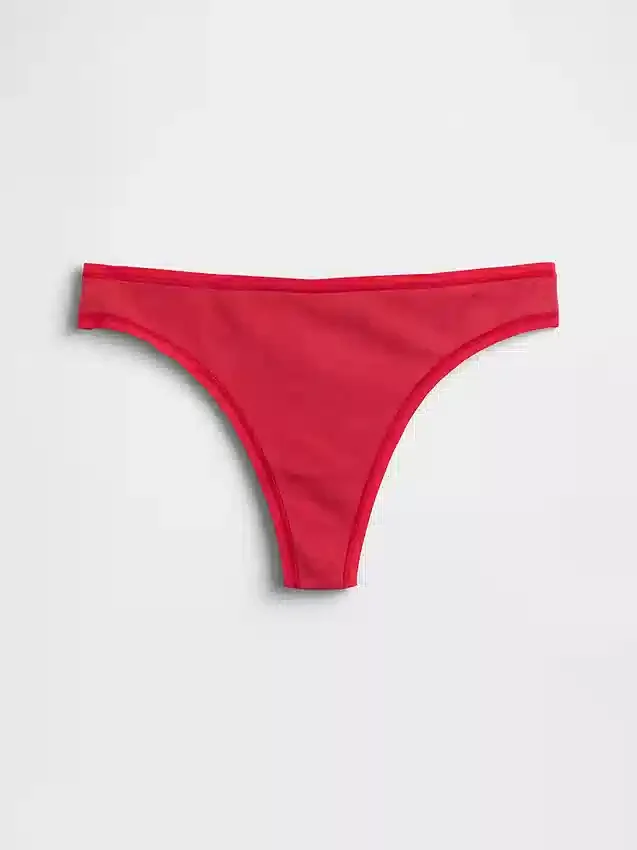 Tanga in cotone elasticizzato biologico
