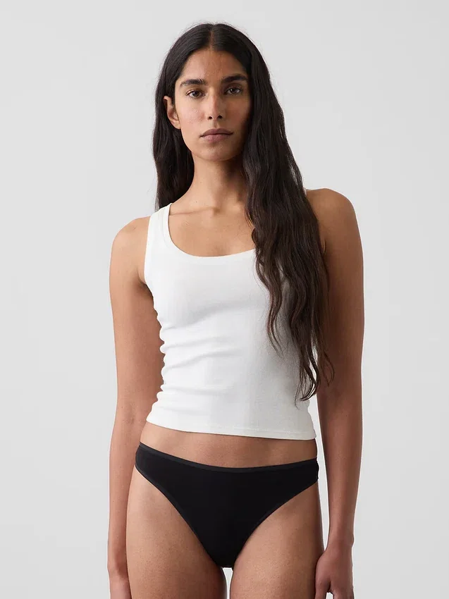 Tanga in morbidissimo cotone biologico elasticizzato
