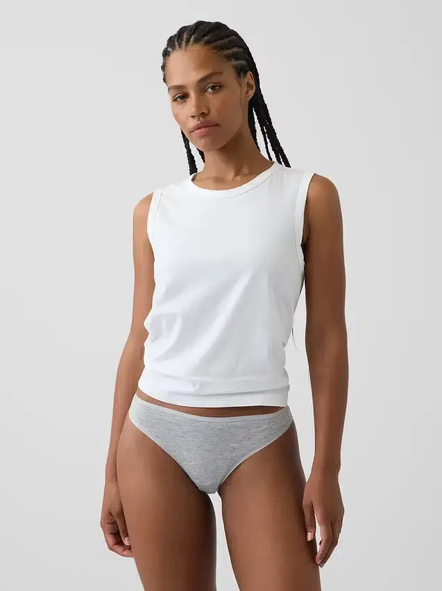Tanga in morbidissimo cotone biologico elasticizzato
