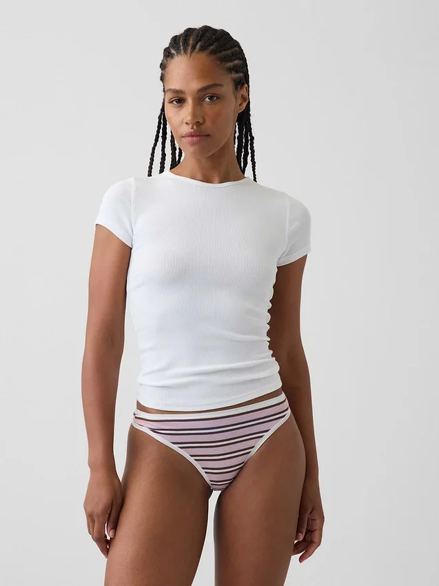 Tanga in morbidissimo cotone biologico elasticizzato