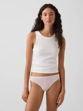 Tanga in morbidissimo cotone biologico elasticizzato