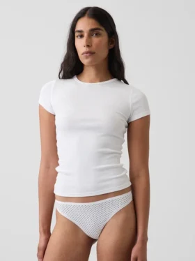 Tanga in morbidissimo cotone biologico elasticizzato
