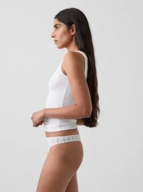 Tanga in morbidissimo cotone biologico elasticizzato