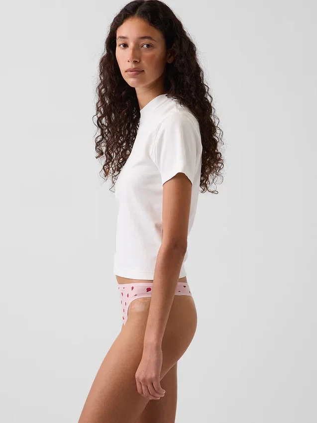 Tanga in morbidissimo cotone biologico elasticizzato
