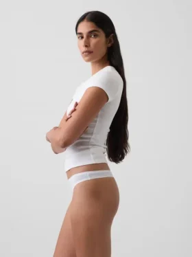 Tanga in morbidissimo cotone biologico elasticizzato