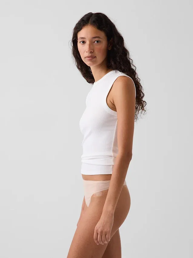 Tanga in morbidissimo cotone biologico elasticizzato