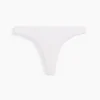 Tanga in morbidissimo cotone biologico elasticizzato con bordi in pizzo