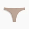Tanga in morbidissimo cotone biologico elasticizzato con bordi in pizzo