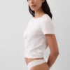 Tanga invisibile in cotone biologico elasticizzato