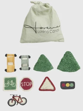 Tappeto da gioco lavabile medio Lorena Canals Ecocity