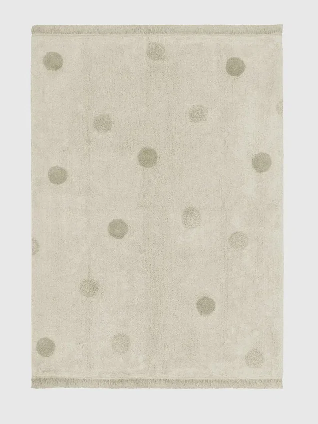 Tappeto lavabile Lorena Canals Hippy Dots Olive