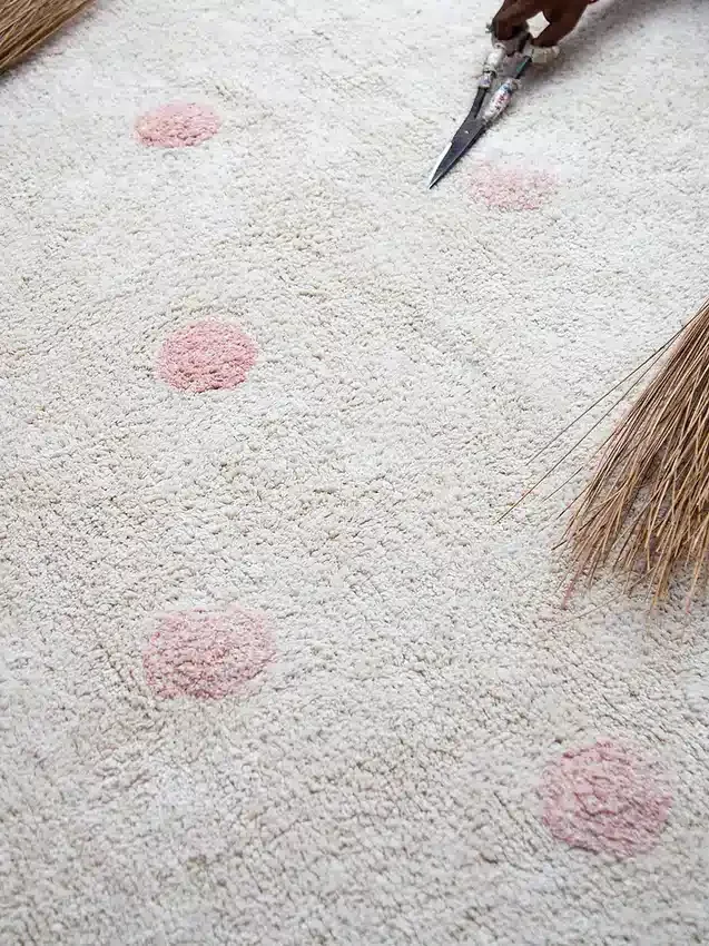 Tappeto lavabile Lorena Canals Hippy Dots Vintage Nude