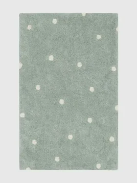 Tappeto lavabile Lorena Canals Mini Dot  Blue Sage