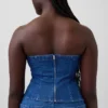Top a corsetto in denim GAP × Hfr di Atelier Ndigo