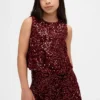 Top a palloncino con paillettes per bambini