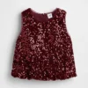 Top a palloncino con paillettes per bambini