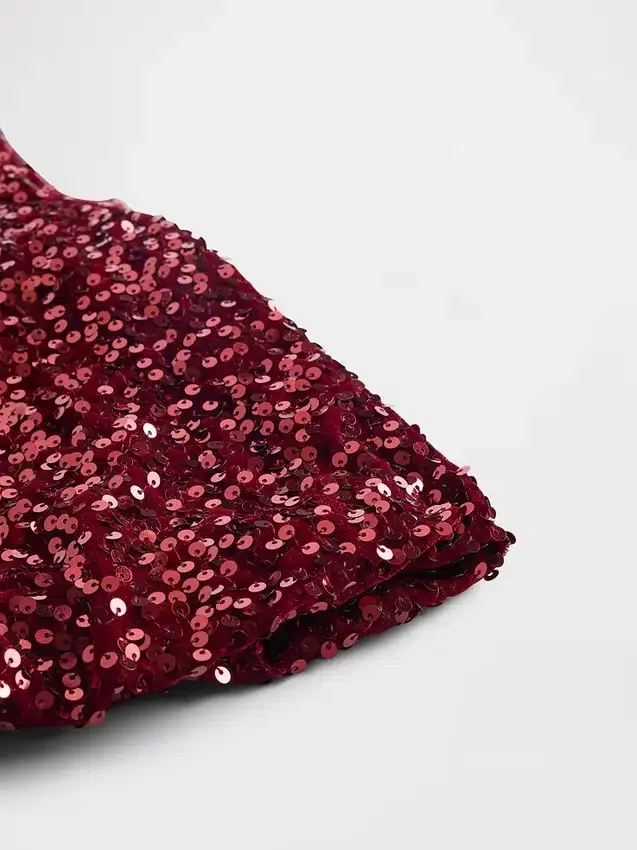 Top a palloncino con paillettes per bambini