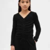 Top arricciato a costine Softspun per bambini