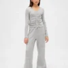 Top arricciato a costine Softspun per bambini
