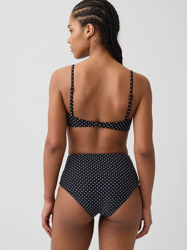 Top bikini a fascia convertibile
