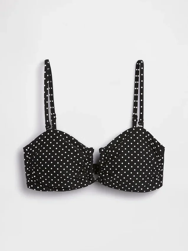 Top bikini a fascia convertibile