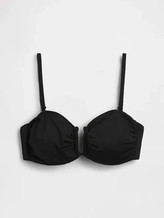 Top bikini a fascia convertibile