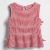 Top con fiocco in maglia stropicciata per neonato & bebè