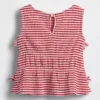 Top con fiocco in maglia stropicciata per neonato & bebè