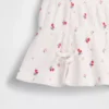 Top con fiocco in maglia stropicciata per neonato & bebè