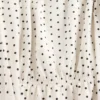Top con peplo in maglia stropicciata per bambini