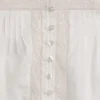 Top con scollo quadrato e bordi in pizzo