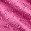 Top con volant in maglia stropicciata per bambini