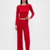 Top da pigiama leggero in CashSoft a maglia pointelle con cuori