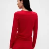 Top da pigiama leggero in CashSoft a maglia pointelle con cuori