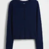 Top da pigiama leggero in CashSoft a maglia pointelle con cuori
