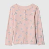 Top Henley in punto traforato per neonato & bebè