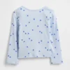 Top Henley in punto traforato per neonato & bebè
