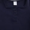 Top Henley in punto traforato per neonato & bebè
