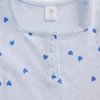 Top Henley in punto traforato per neonato & bebè