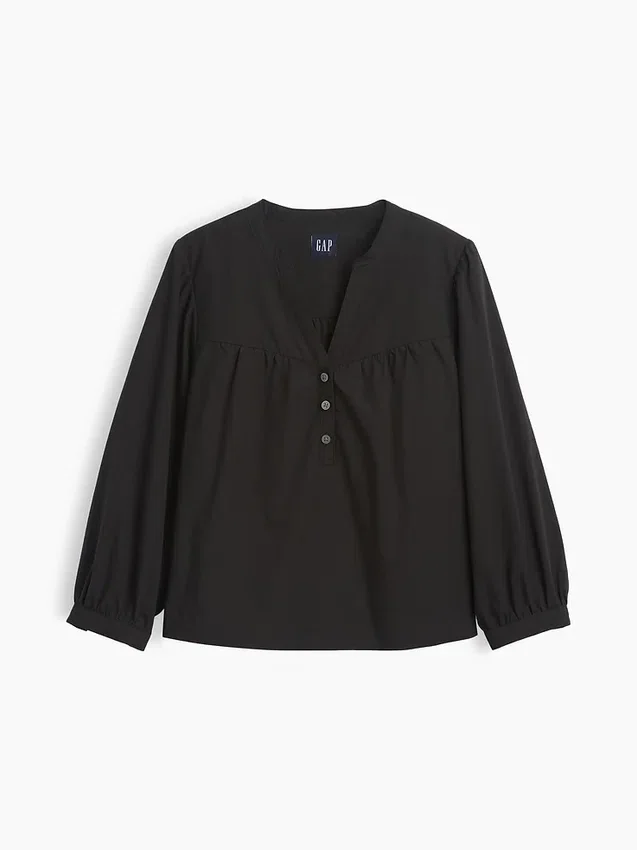 Top in popeline
