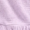 Top peplum smockato in garza di cotone per bambini